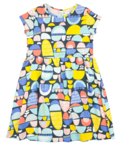 Платье для девочки «Цветные холмики»