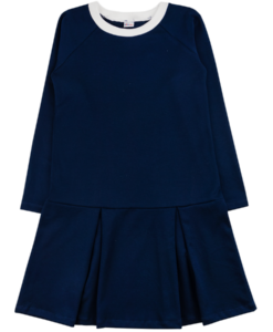 Платье школьное Милано для девочки, цвет темно-синий