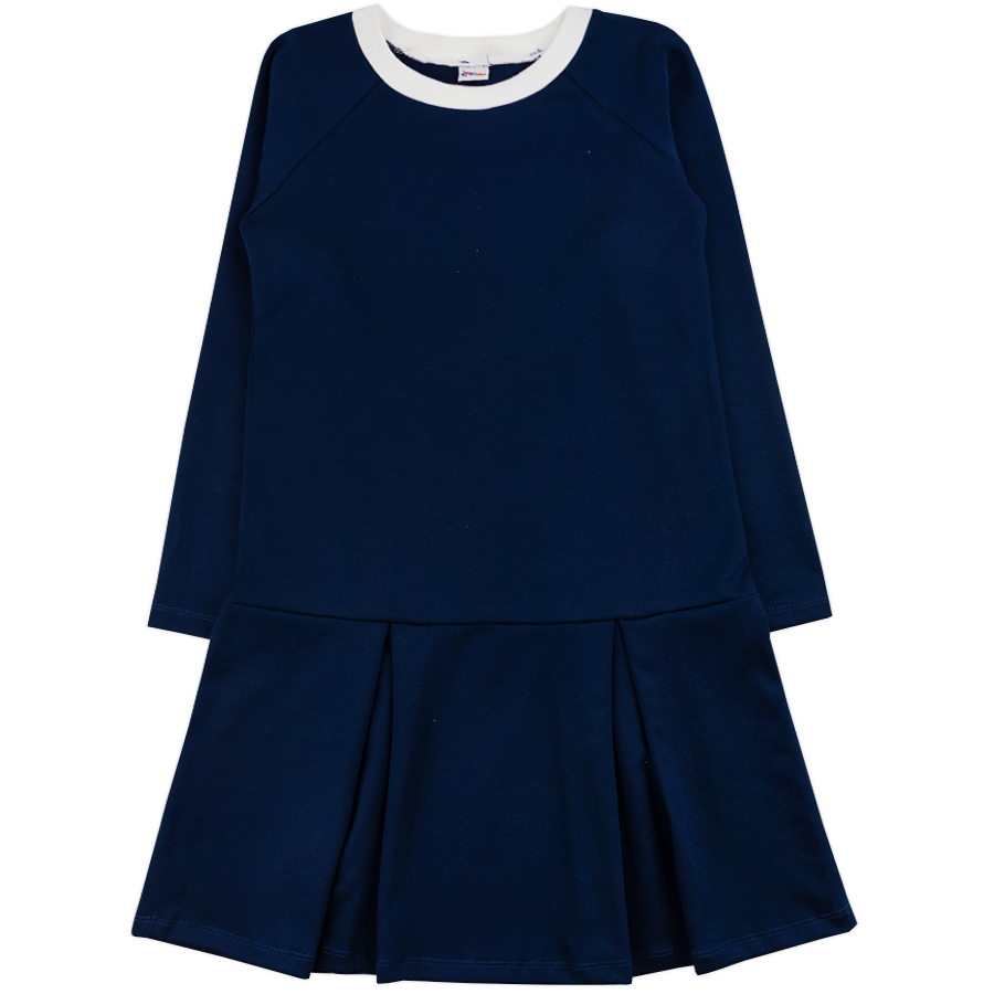 Платье школьное Милано для девочки, цвет темно-синий