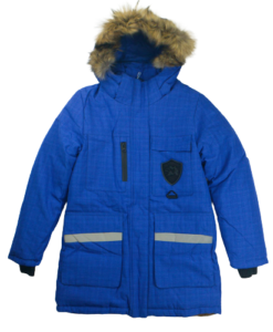 Куртка-парка зимняя подростковая, синий