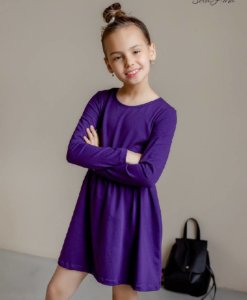 Платье Эля мини фиолет