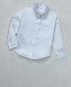 Рубашка белая для мальчиков (маломерит)